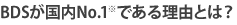 BDS������No.1�ł��闝�R�Ƃ́H