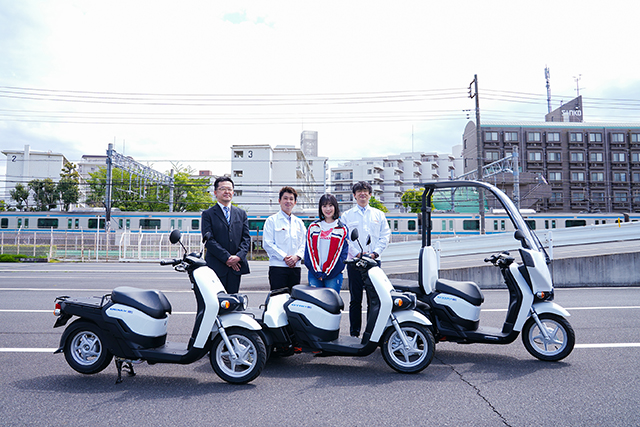 ビジネス用電動三輪スクーター「ジャイロe：」登場。ベンリィe:とジャイロアップをベースに開発