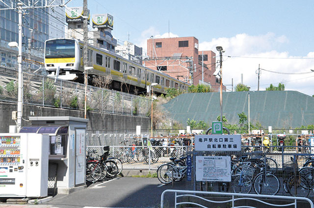 <center>亀戸駅北口第三自転車駐車場</center>