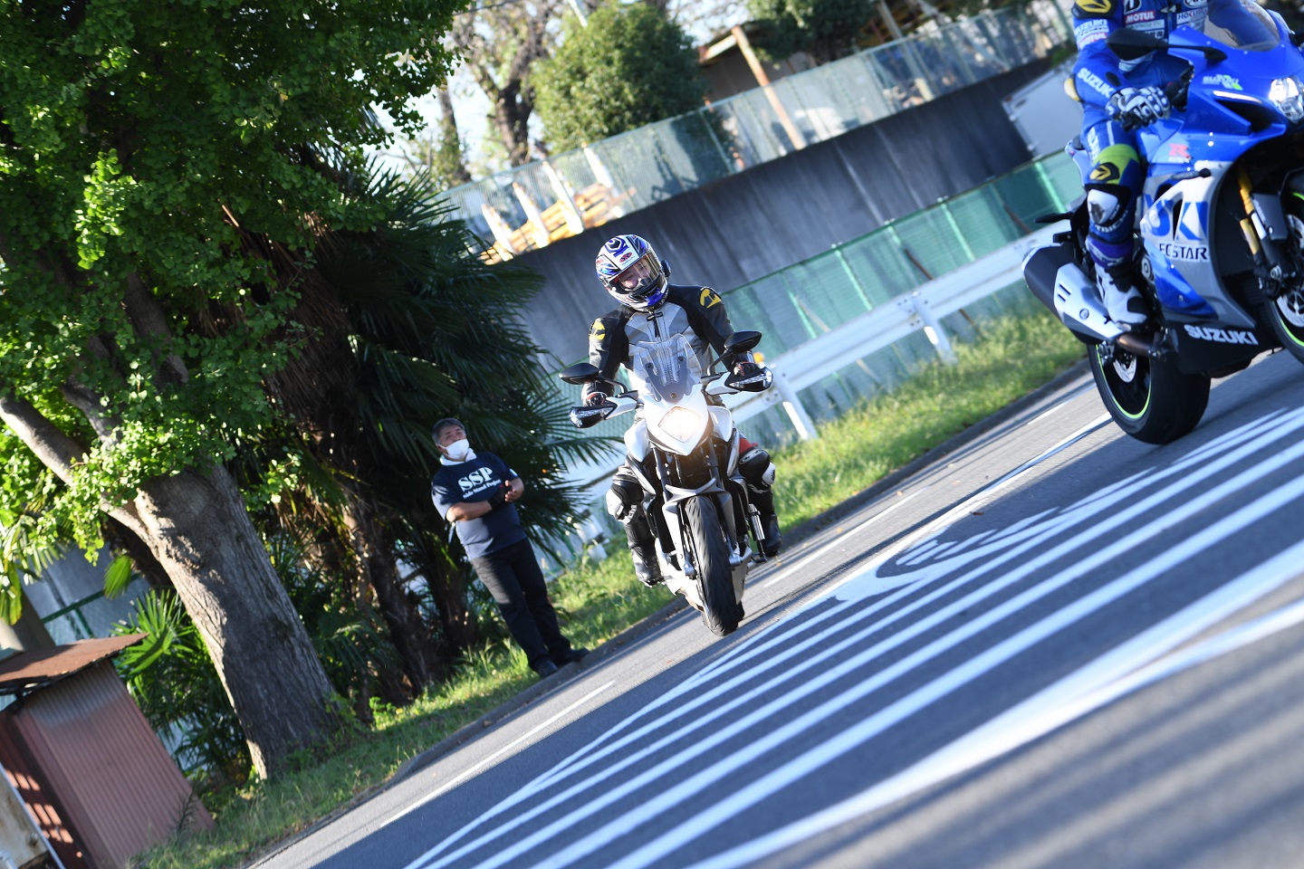 バイクに乗っている時は楽しさだけを感じていたという3回目の参加者