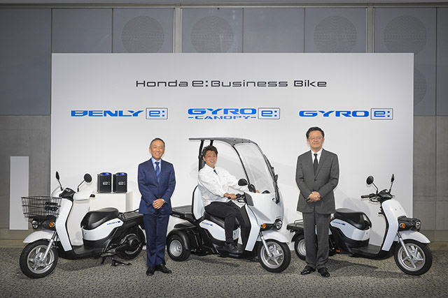 ホンダ、ジャイロキャノピーe:発売。フル充電走行距離は77キロを達成