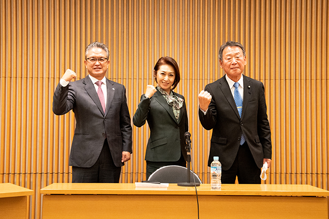 三原じゅん子議員、座談会で言及。AJ座談会