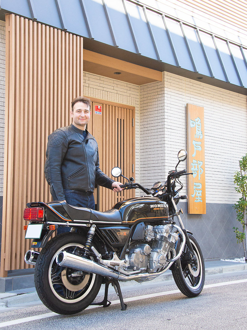 2年前に購入したという、ホンダのCBX1000