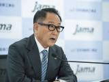 豊田会長、辞意表明を翻意し来年5月の任期満了まで続投