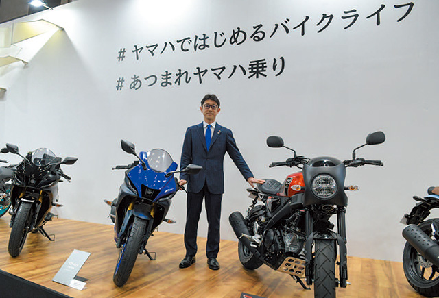 <center>トップとして迎える、初めての東京モーターサイクルショー</center>