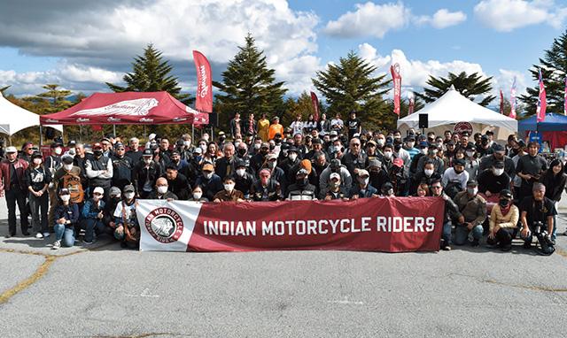 昨年初開催された「インディアンモーターサイクルライダーズデイ」。遠くは札幌や沖縄から訪れたユーザーも