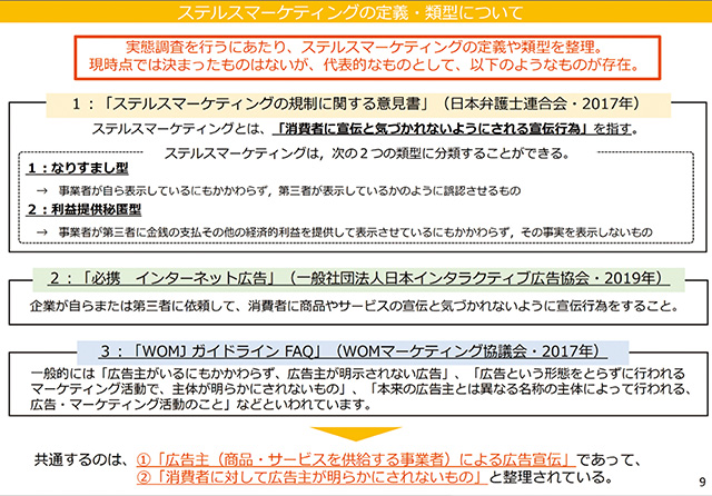 違反者には消費者庁による措置命令が