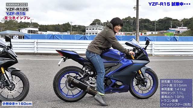 R15はR125と一緒！