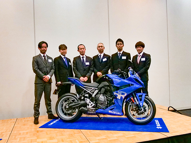 GSX-8Rは、“The New Standard of Sport”をコンセプトに開発