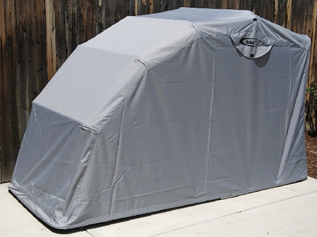 開➡閉わずか3秒！ 3サイズ展開でさまざまな車種に対応するバイクシールド発売