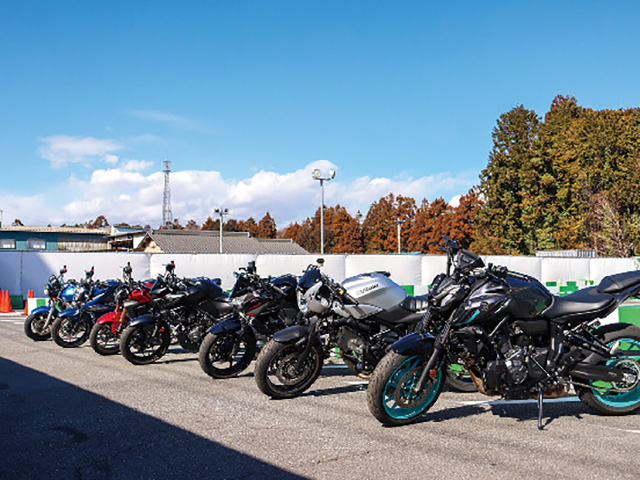 各排気量のレンタルバイクを用意