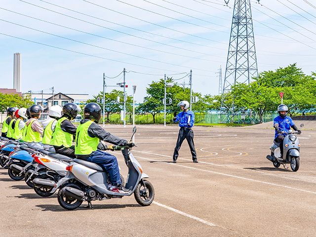【(株)早坂サイクル商会】民間企業初の原付講習、宮城県で毎月開催