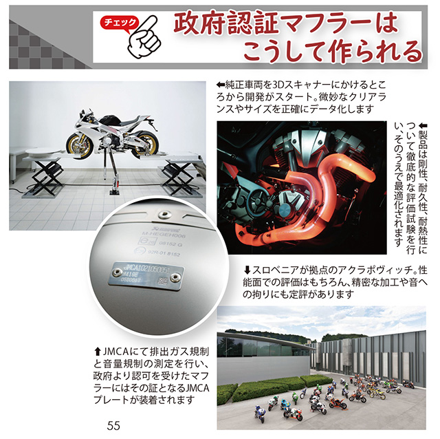 ①アクラポヴィッチ / エグゾーストシステム