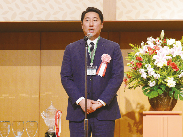 後援企業として名を連ねるBDSの徳山勇秀代表取締役CEOが挨拶