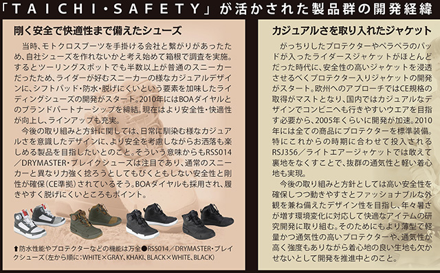 ①RS TAICHI / Safety Philosophy