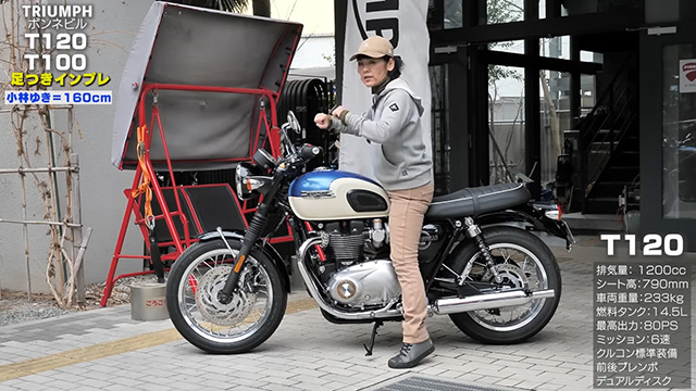 T120は初心者にとっても、非常に扱いやすい一台⁉