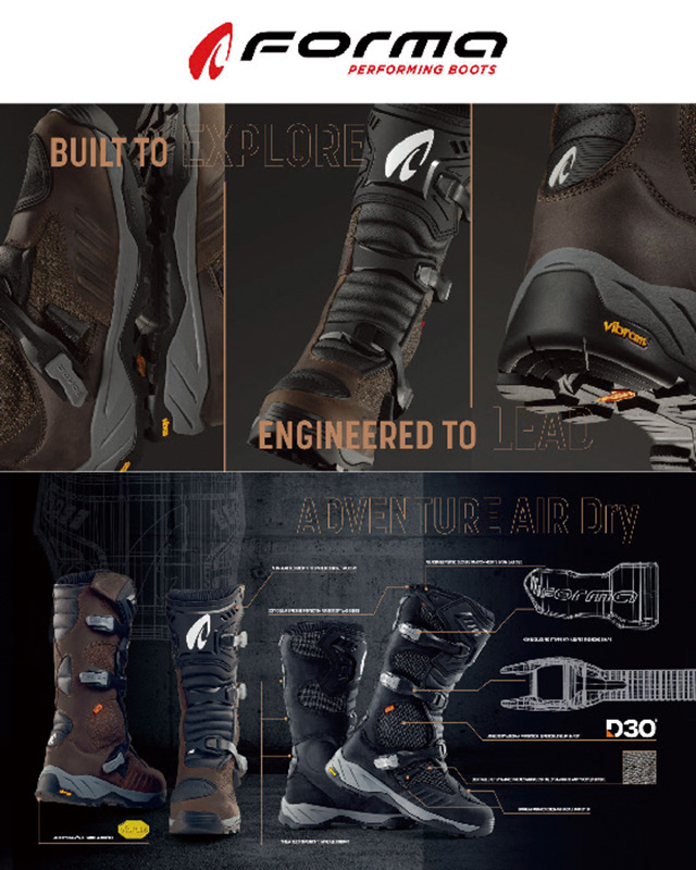 「ADVENTURE Dry」軽量・Vibramソール・D30プロテクター内蔵