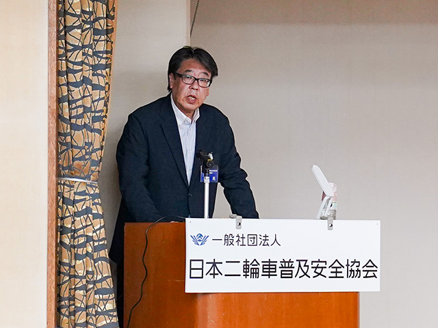 日本二輪車普及安全協会 髙橋 亮 専務理事