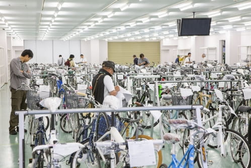 柏の杜自転車展示場